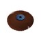 Dedeco Sunburst Radial Bristle Discs 3 in Curved Tc 6-Ply Brown 36 Grit A/O 1/Unit 2255 - alternate 1